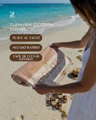 Turkish Cotton Towel (Peshtemal) - Golden Summer Limited Edition