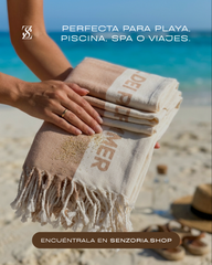Turkish Cotton Towel (Peshtemal) - Golden Summer Limited Edition