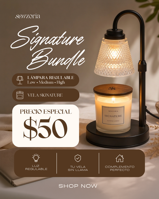 Signature Candle + Candle Warmer Lamp Bundle